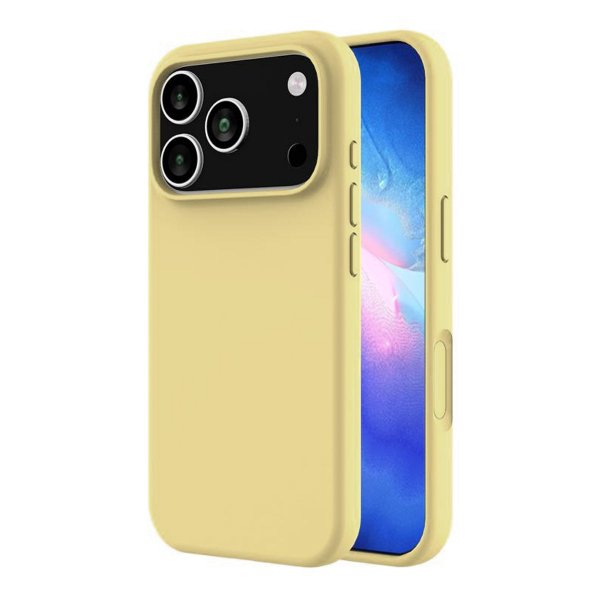 iPhone 17 Pro Max Deksel Silikon MagSafe Gul