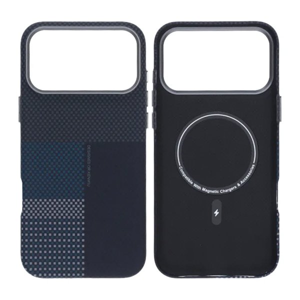 iPhone 17 Pro Deksel Aramidfiber MagSafe Blå