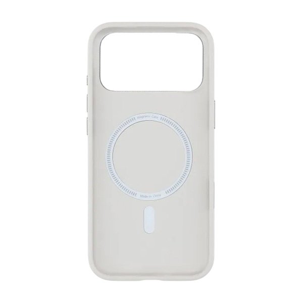 iPhone 17 Pro Deksel Kunstlæder MagSafe Hvit