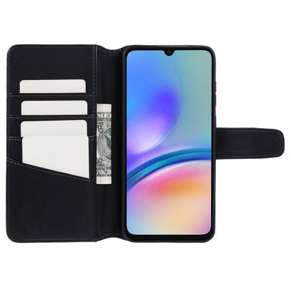 Samsung Galaxy A05s Etui Essential Leather Raven Black