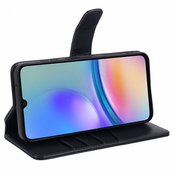 Samsung Galaxy A05s Etui Essential Leather Raven Black