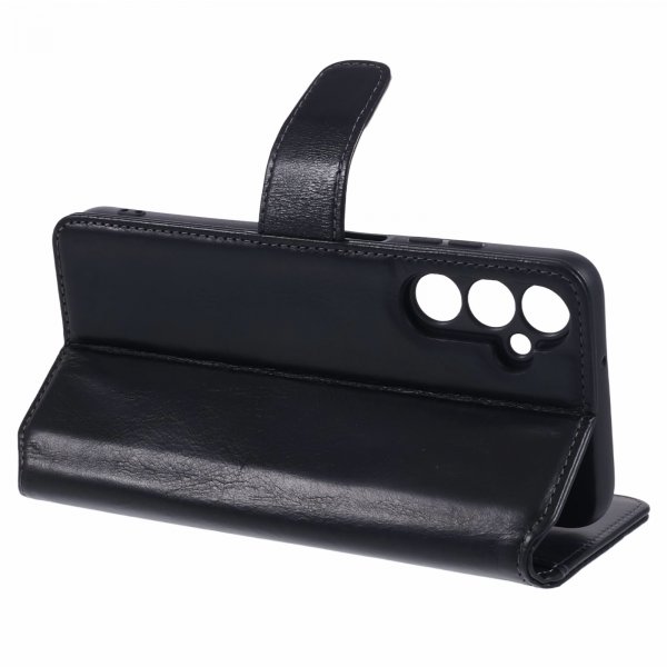 Samsung Galaxy A05s Etui Essential Leather Raven Black