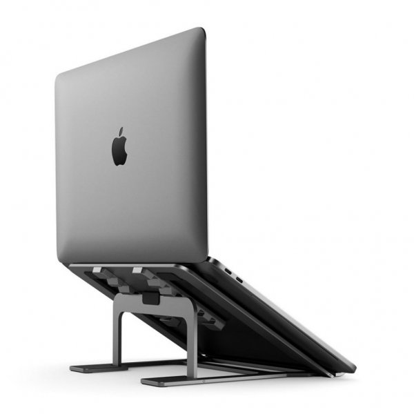 Metro Adjustable & Portable Folding Notebook Stand Space Grey