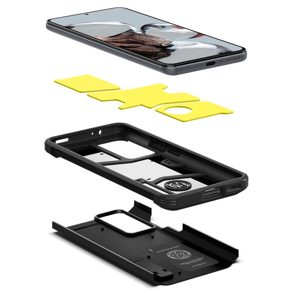 Xiaomi 12T/12T Pro Deksel Tough Armor Svart