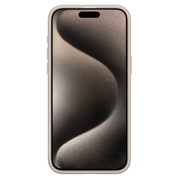 iPhone 15 Pro Max Deksel Ultra Hybrid MagFit Frost Natural Titanium