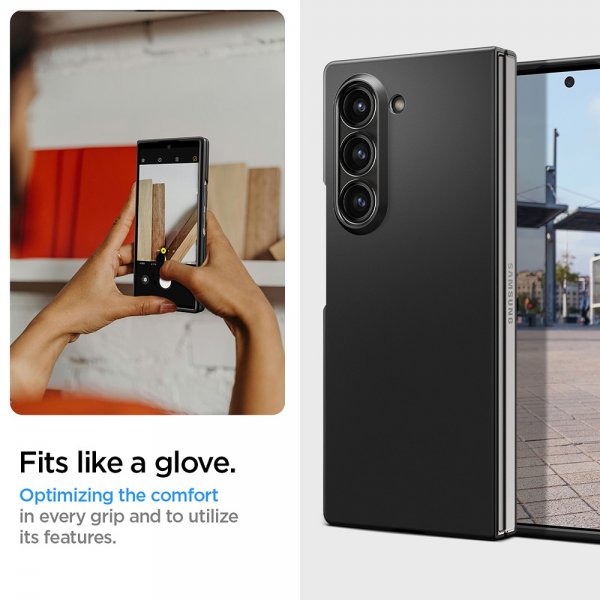 Samsung Galaxy Z Fold 6 Deksel Air Skin Svart