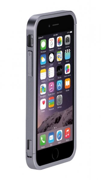 iPhone 6/6s Plus Skal AluFrame Aluminum Bumper Grå