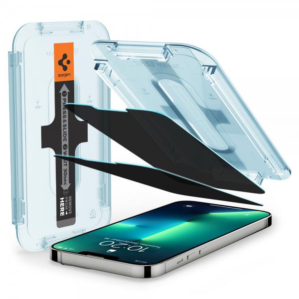 iPhone 13/iPhone 13 Pro/iPhone 14 Skjermbeskytter GLAS.tR EZ Fit Privacy 2-pack