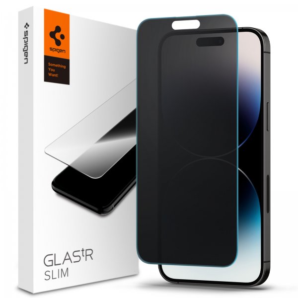 iPhone 14 Pro Skjermbeskytter GLAS.tR Slim Anti-Glare Privacy