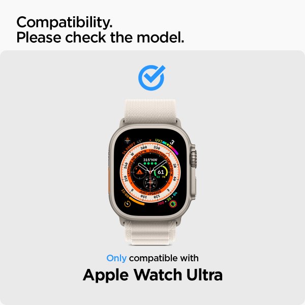 Apple Watch Ultra Skjermbeskytter GLAS.tR EZ Fit 2-pakning
