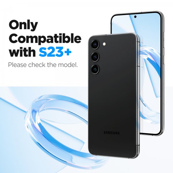 Samsung Galaxy S23 Plus Skjermbeskytter GLAS.tR EZ Fit 2-pakning