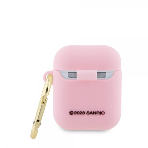 AirPods 1/2 Deksel Liquid Silicone Rosa