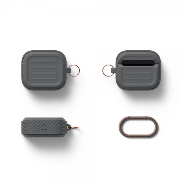 AirPods 3 Deksel Armor Case Mørkegrå