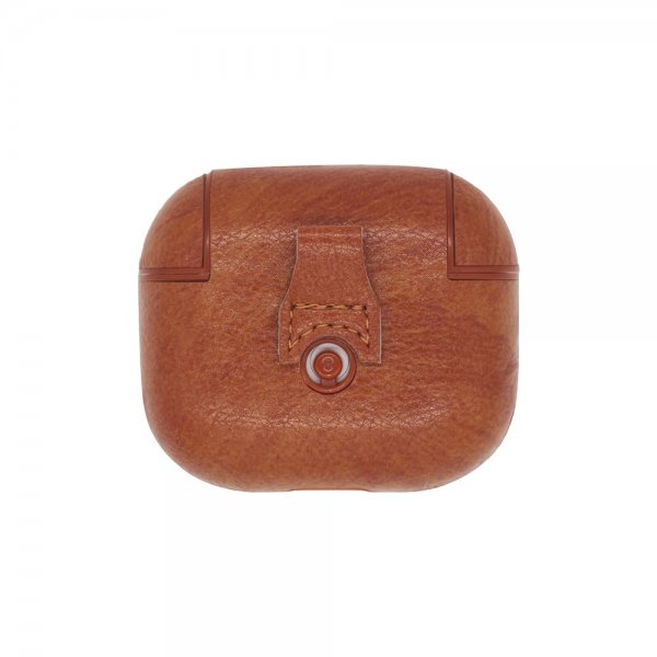 AirPods 3 Deksel PU-skinn Brun