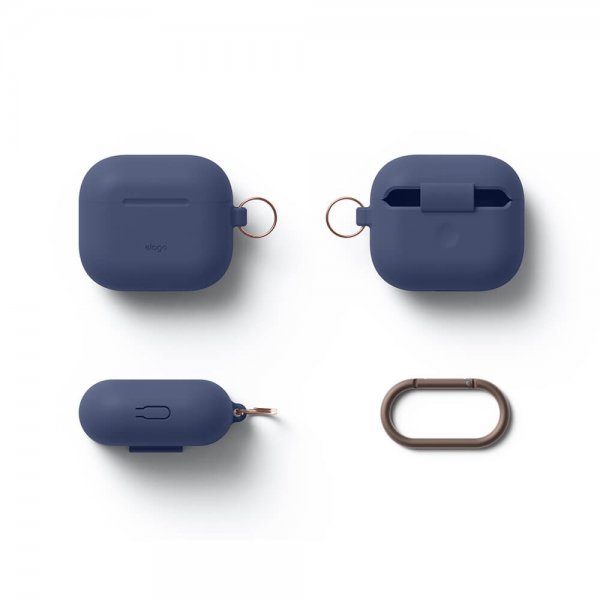 AirPods 3 Deksel Silicone Hang Case Indigo
