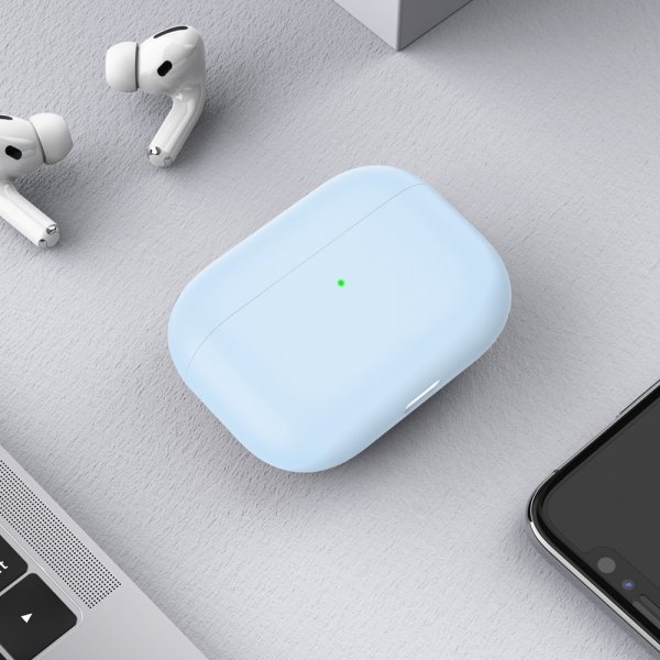AirPods 3 Deksel Silikon Lyse Blå