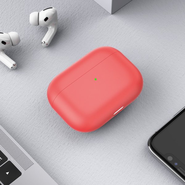 AirPods 3 Deksel Silikon Rød