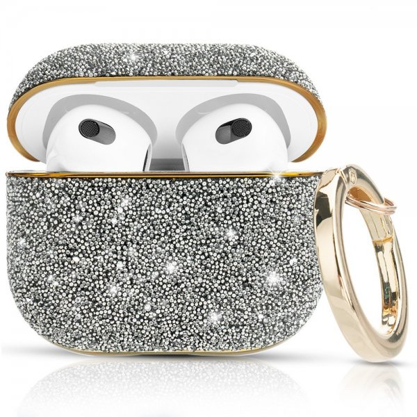 AirPods 3 Deksel Strass Sølv