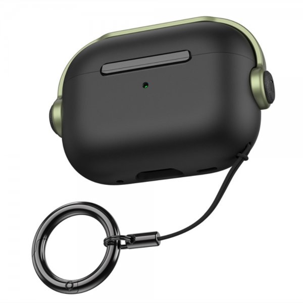 AirPods Pro 2 Deksel Headset Style Svart Militærgrønt