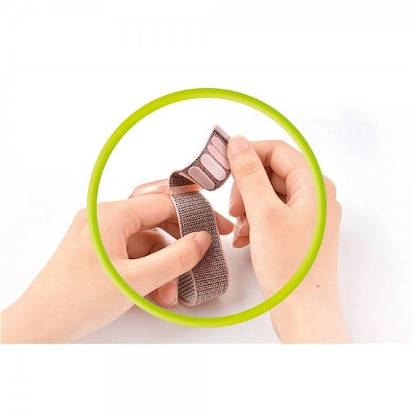 AirTag Armbånd Nylon Rød