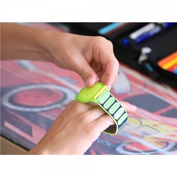 AirTag Armbånd Nylon Rød