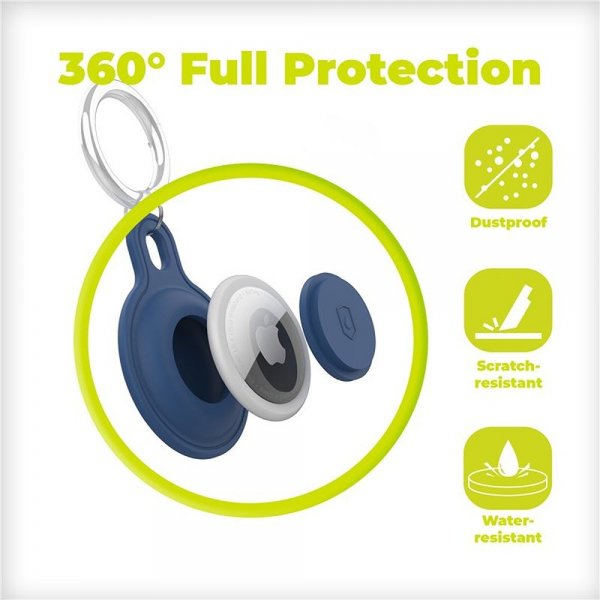 AirTag Holder Keychain Outdoor Rød