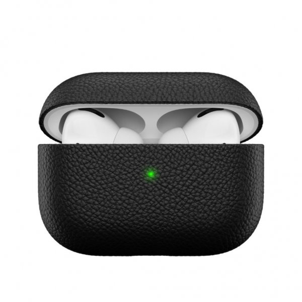 AirPods Pro Deksel PodSkinz Ekte Skinn Svart