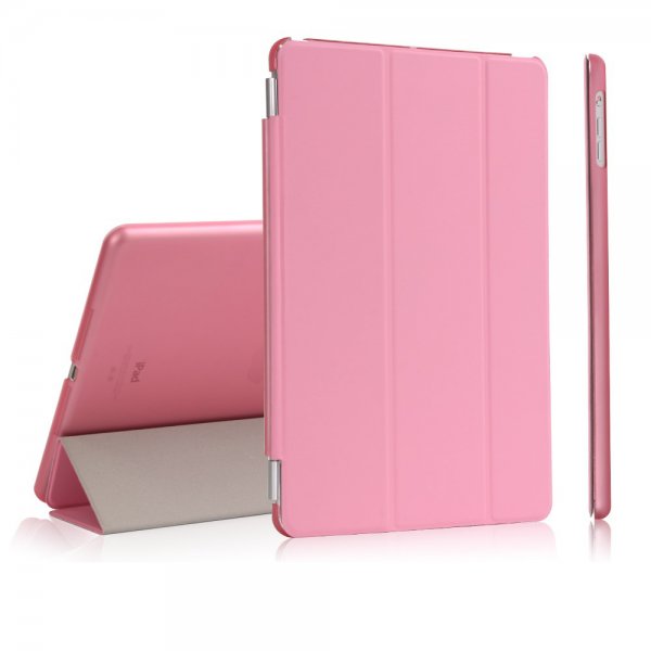 Apple iPad 9.7 Etui Tvådelat Smart Vikbart Rosa