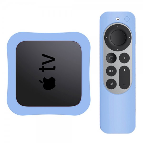 Apple TV 4K 2021/Apple TV Remote (gen 2) Deksel Silikon Blå
