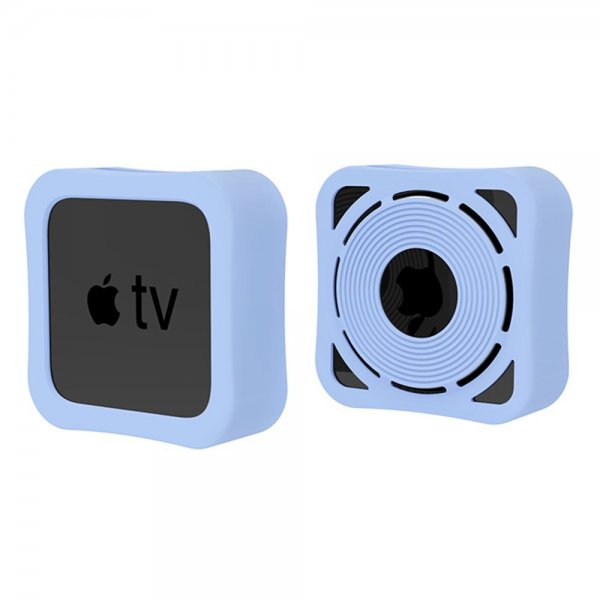Apple TV 4K 2021 Deksel Silikon Blå