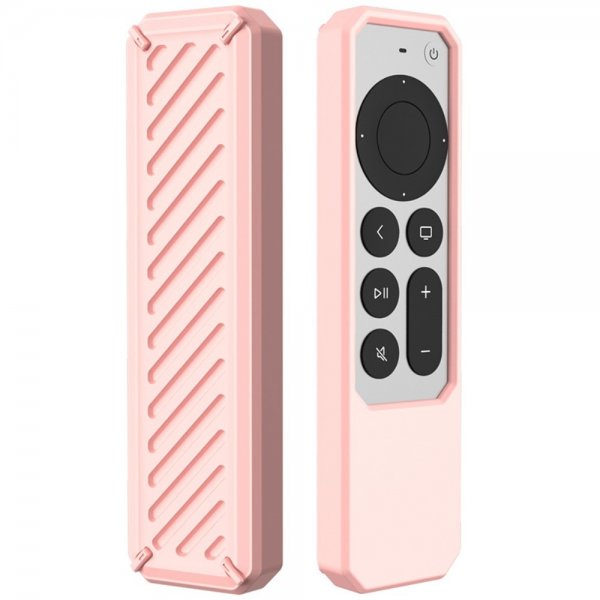 Apple TV Remote (gen 2) Deksel Riflet Rosa