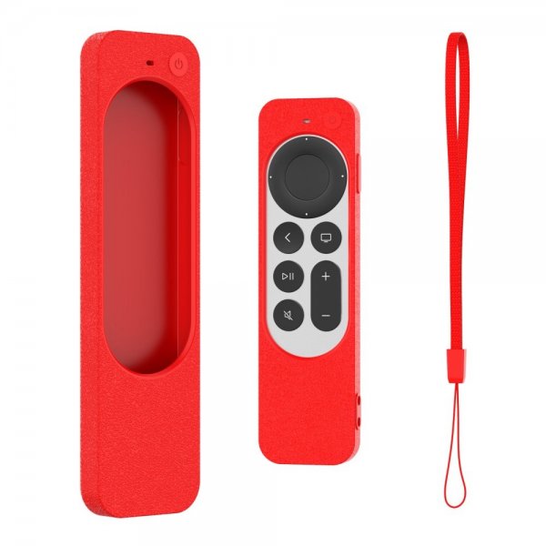 Apple TV Remote (gen 2) Deksel Silikon Hand Strap Rød