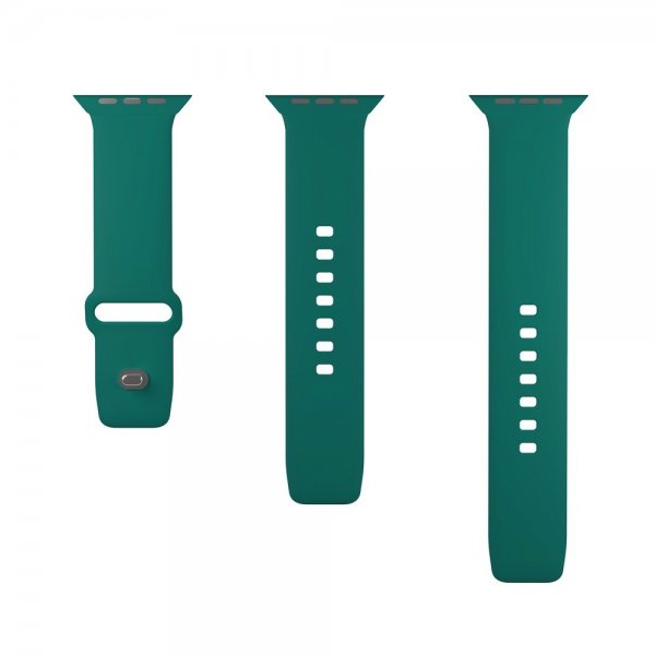 Apple Watch 38/40/41/42mm Armbånd ICON Silicone Band Jade
