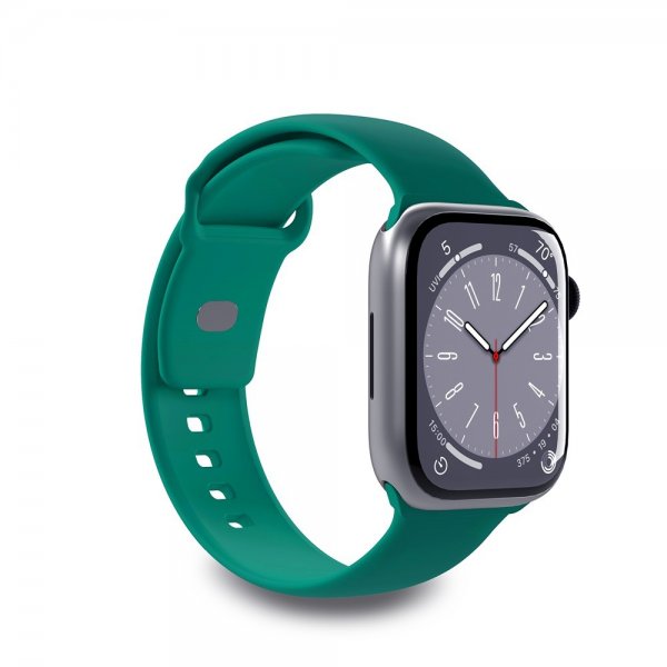 Apple Watch 38/40/41/42mm Armbånd ICON Silicone Band Jade