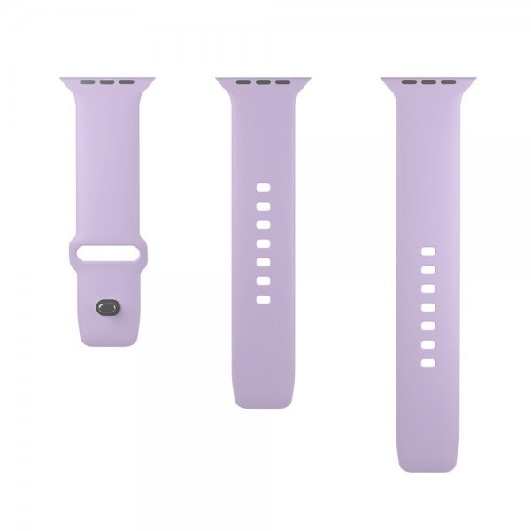 Apple Watch 38/40/41/42mm Armbånd ICON Silicone Band Lavendel