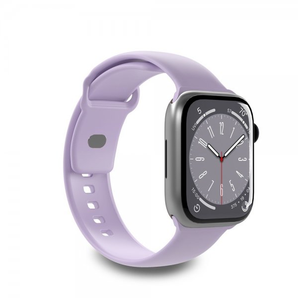 Apple Watch 38/40/41/42mm Armbånd ICON Silicone Band Lavendel
