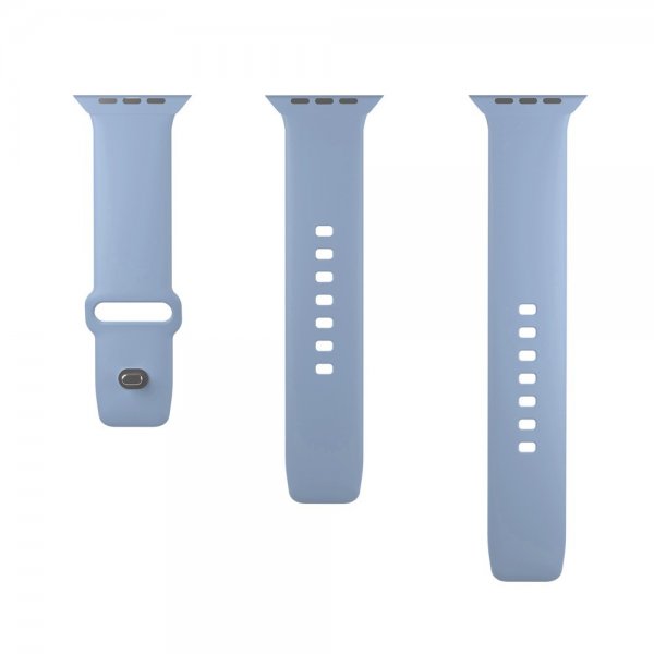 Apple Watch 38/40/41/42mm Armbånd ICON Silicone Band Powder Blue