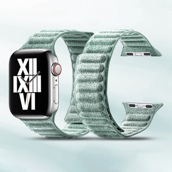 Apple Watch 38/40/41/42mm Armbånd Semsking Grønn
