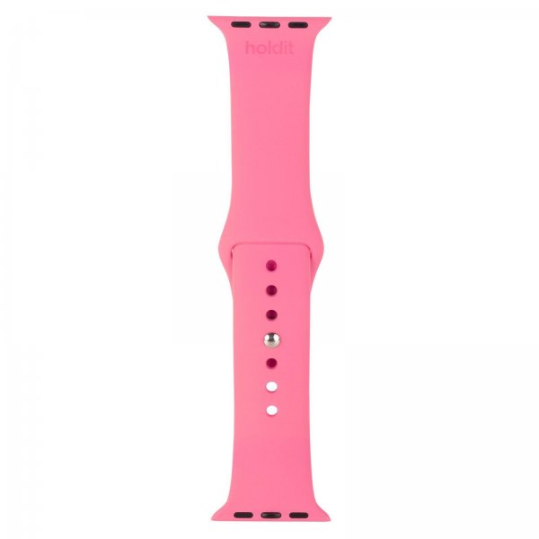 Apple Watch 38/40/41mm Armbånd Silikon Bright Pink