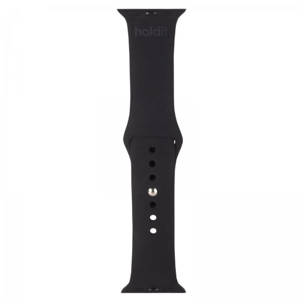 Apple Watch 38/40/41mm Armband Silikon Svart