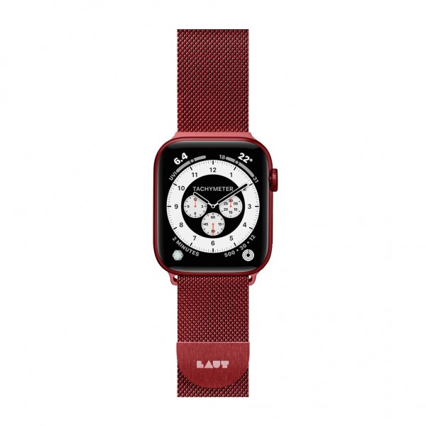 Apple Watch 38/40/41mm Armbånd Steel Loop Rød