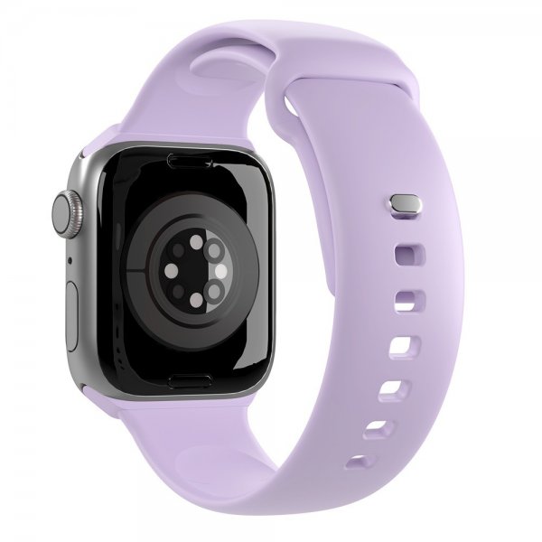 Apple Watch 42/44/45mm/Apple Watch Ultra Armband ICON Silicone Band Lavender