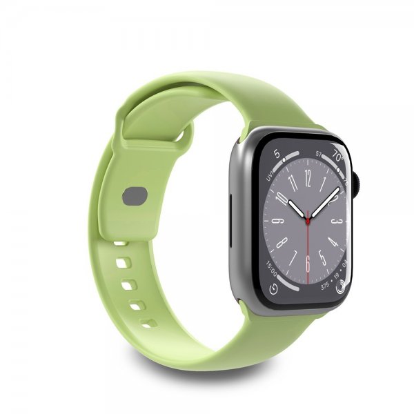 Apple Watch 44/45/46mm/Apple Watch Ultra Armbånd ICON Silicone Band Matcha Green