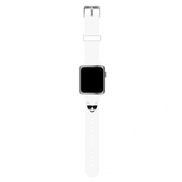 Apple Watch 42/44/45mm/Apple Watch Ultra Armbånd Choupette Hvit