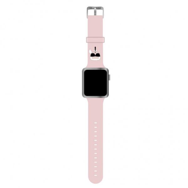 Apple Watch 42/44/45mm/Apple Watch Ultra Armbånd Iconic Karl Rosa