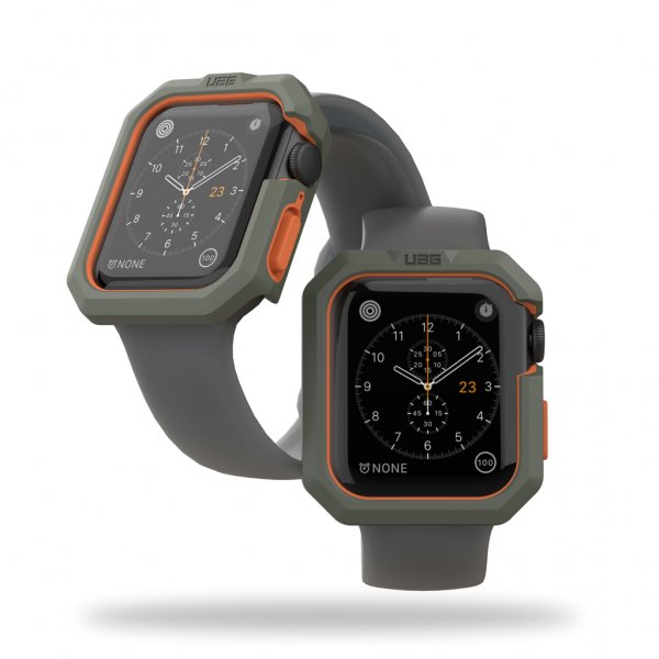 Apple Watch 42/44mm Deksel Civilian Olive/Oransje