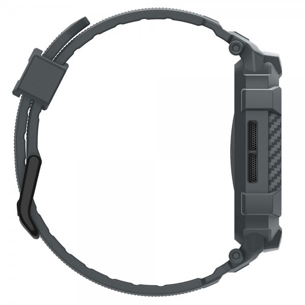 Apple Watch 46mm (Series 10/11) Armbånd Rugged Armor Pro 2 Dark Gray