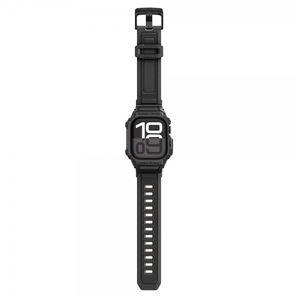 Apple Watch 46mm (Series 10/11) Armbånd Rugged Armor Pro 2 Matte Black