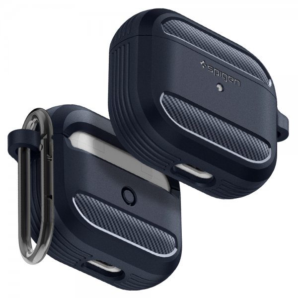 AirPods 3 Deksel Rugged Armor Charcoal Gray