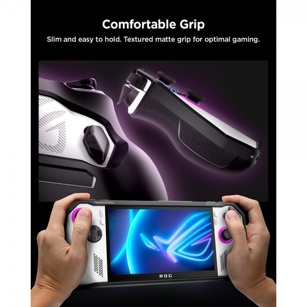 ASUS ROG Ally 2023 Deksel Rugged Armor Svart